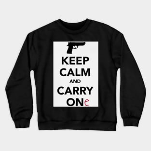 Keep clam and carry one - Glock Crewneck Sweatshirt